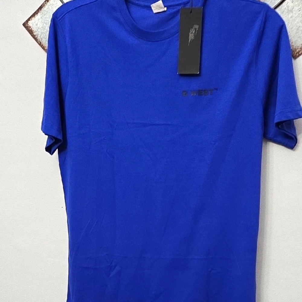 G Weat Men's Blue T-Shirt